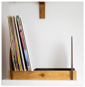 Boutique Wooden Media Shelf Perfect Display &amp; <strong>Storage</strong> <strong>for</strong> <strong>CDs</strong> &amp; DVDs - Product Image 4