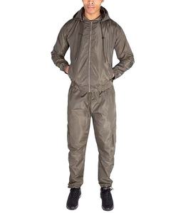 Chándal Ligero con Capucha para Hombre, Color Sólido, Manga Larga, Ropa Deportiva Informal de Otoño, Material de Poliéster con Bolsillos Laterales con Cremallera - Product Image 1
