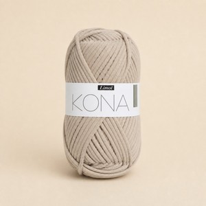 เส้นด้ายฝ้าย KONA อะคริลิค คอตตอน ไนลอน เส้นด้ายถักมือ 65 กรัม เส้นด้ายอะคริลิค เส้นด้ายโครเชต์ เส้นด้ายฝ้ายสีครีม - Product Image 3