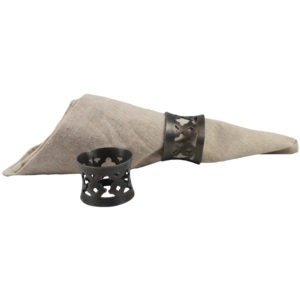 <b>Round</b> Napkin Rings Metal <b>Table</b> Decoration Accessories Custom Design Napkin Holders <b>Table</b> <b>Cloth</b> Holder Wedding and Party Event - Product Image 2