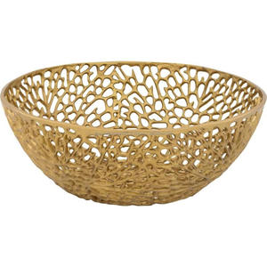 Panier à fruits de luxe panier en métal coulé à la main et bol de plat de service panier décoratif artisanal en métal pour articles d'intérieur à la maison - Product Image 2