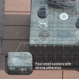 Adjustable <b>Backrest</b> Rattan Chaise Lounge Set with Cushions Outdoor Patio Sun Lounger - Product Image 4