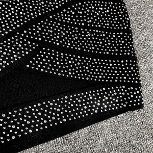 Customize Luxury <b>Rhinestone</b> Cut Out Tank <b>Top</b> Stretch Clubwear Sleeveless Fashion Bralette Custom Slim Fit Fashion Women's Shirts - Product Image 6