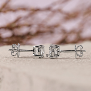 Pendientes de Diamantes Cultivados en Laboratorio con Certificación IGI, 0.5ct-5ct, Oro Sólido de 14k 18k PT950, Claridad VS1, para Mujer - Product Image 4