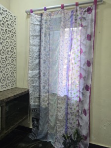 Handmade Boho Indian Patchwork Rope Sheer <b>Curtains</b> Vintage Hippie Farmhouse Style Lightweight Customizable Color Design Made - Product Image 2