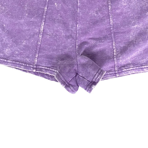 Shorts en jean délavé pour femme, style décontracté, streetwear, confortable, effet délavé à l'acide - Product Image 3