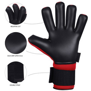 Gants de gardien de but personnalisés avec logo, technologie de préhension professionnelle pour l'entraînement au football, les matchs et les sports d'équipe, vente en gros OEM - Product Image 3