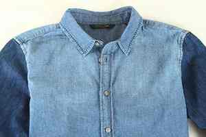 Camisa de Mezclilla Lavada de Alta Calidad, Transpirable, Casual, al por Mayor para Hombre, Camisa de Mezclilla de Manga Larga con Botones - Product Image 3