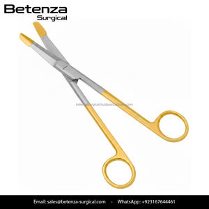 กรรไกรผ่าตัดพลาสติก Solz ขนาด 20 ซม. ปลายทังสเตนคาร์ไบด์ ผลิตจากเหล็กกล้าไร้สนิมเยอรมันคุณภาพสูง ด้ามโค้ง ชุดเครื่องมือ - Product Image 4