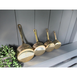 Handmade Tabletop Kitchenware <b>Measuring</b> Cups And <b>Spoon</b> Set 4 Piece Set Gold Color Plated With Brass Material Made Long Handle - Product Image 6