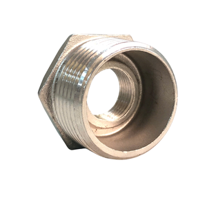 Buje Hexagonal de Acero Inoxidable de Alta Precisión, Empaquetado Personalizado, Accesorios para Tuberías de Plomería OEM/ODM, Fundición Suave - Product Image 1