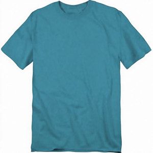 T-shirt décontracté pour homme, blanc, à manches courtes, col rond, coupe classique, 100 % coton tricoté, couleur unie, logo frontal, respirant - Product Image 4