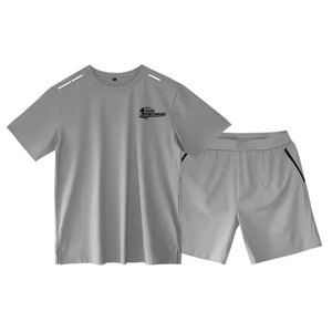 Oferta: Conjunto Deportivo Casual de Verano para Hombre, Pantalones Cortos Deportivos para Ejercicio, 100% Algodón - Product Image 1