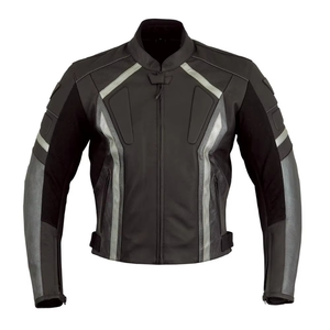 Veste de moto imperméable avec protections, veste de moto respirante pour homme, veste de motard en cuir de vachette premium pour homme - Product Image 3