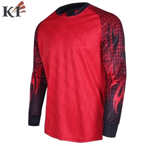 เสื้อฟุตบอลแขนยาวแบบยูนิเซ็กซ์ สีฟ้าอ่อน ลายจุดสีน้ำเงินเข้ม ลายเปลวไฟ คอกลม ระบายเหงื่อได้ดี ผลิตจากโพลีเอสเตอร์/คอตตอน ทรงปกติ - Product Image 6