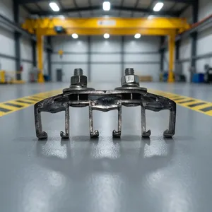 High Durability Single Pole C Shape Hanger <b>Clamp</b> Engineered Plastic 50mm Pitch Center Commercial Industrial Use Cable CMK - Product Image 2