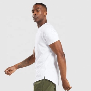 2025, venta al por mayor, camiseta de gimnasio para hombres, ropa de Fitness de gran tamaño para hombres, camiseta de manga corta de algodón 100%, Camiseta deportiva transpirable de verano - Product Image 3