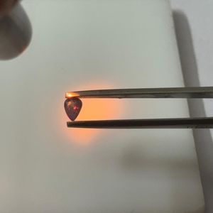 Alexandrite à changement de couleur naturel, taille poire, 0,43 carat, certifiée IGI, pierre précieuse brute non traitée, vert à rouge, qualité AAAA, pierre précieuse fine - Product Image 3