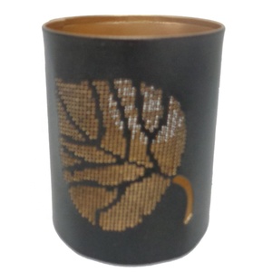 Bougeoir rond en fer et métal noir, décoration de la maison 20 pièces, porte-bougie de Style classique personnalisé à la main pour décoration de mariage - Product Image 1