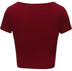 Trendy Women's Crop Tops for Everyday Wear Regular Fit Comfortable Soft Fabric Eco-Friendly Wholesale - Product Image 3