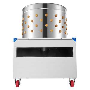 Machine à plumer les poulets électrique 23,6 tambours Modèle D0100XU4DNW 2200W 240RPM 119 doigts souples en acier inoxydable Traitement des plumes - Product Image 1