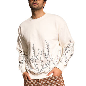 Sweat-shirts à col rond imprimés graphiques pour hommes, basiques, en coton mélangé, impression sérigraphique personnalisée, sweat-shirt à col rond, vêtements personnalisables - Product Image 3