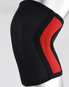 Genouillère de musculation GAF en nylon et coton respirant, épaisse, avec compression et soutien, protection professionnelle antidérapante, grandes tailles - Product Image 4