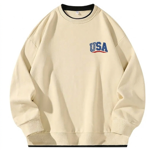 Sudadera con Capucha de Invierno para Hombre, Cuello Redondo, Forro Polar, Estampado Animal Bordado, Manga Larga, Estilo Hip Hop, Ropa Deportiva Casual - Product Image 5