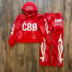 Conjunto Deportivo Marginal Sports con Logotipo Personalizado, Sudadera con Capucha Unisex, Estilo Urbano, Transpirable, para Invierno, Color Personalizado, Algodón - Product Image 1