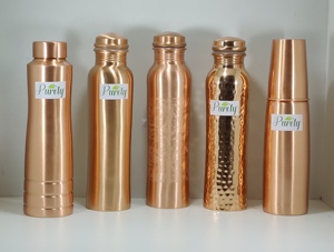 Multi Color Printed Design Copper Water <b>Bottle</b> Available with Amazing Printed Work Best Quality Wholesaler From India Drinkware - Product Image 5