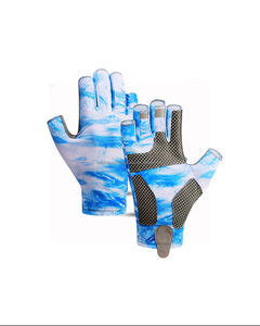 Guantes de Pesca TASBI INTERNATIONAL para Adultos, UPF 50, Impermeables, Transpirables, Estampados, 100% Poliéster, Anti-Pilling, Largos hasta la Muñeca - Product Image 4