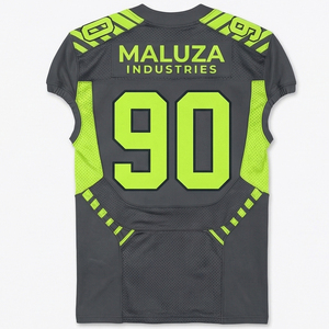 Tenue de football américain professionnelle avec ventilation découpée au laser, micro-perforée, ensemble d'équipement de football par sublimation pour équipe - Product Image 3