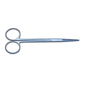 Tijeras Iris Recubiertas de Azul, Rectas, de Acero Inoxidable Quirúrgico, Punta Fina, Precisión Manual, Aprobadas por la CE, Instrumentos Quirúrgicos - Product Image 6