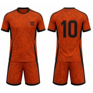 ชุดฟุตบอลแบบกำหนดเองคุณภาพสูงราคาดีที่สุด ชุดแข่งฟุตบอลแขนสั้น เสื้อฟุตบอล ชุดยูนิฟอร์มฟุตบอล - Product Image 6