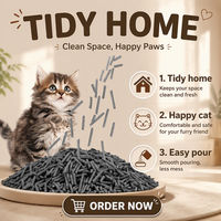 Litière pour chat en tofu biodégradable OEM, personnalisable avec logo, emballage marque privée pour commandes en gros, distributeurs et magasins d'animaux