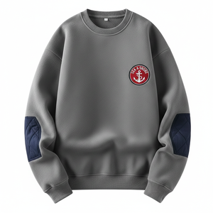 Sudadera con Capucha de Forro Polar de Algodón para Invierno OEM, Personalizada con Serigrafía, Bordado y Logotipo Aplicado en el Codo, Venta al por Mayor - Product Image 2