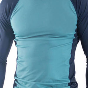 Men's Long Sleeve Color Blocked Rash Guard Quick Dry <b>Compression</b> <b>Shirt</b> Sport Top Full Sleeve Spandex Polyester Fit - Product Image 6