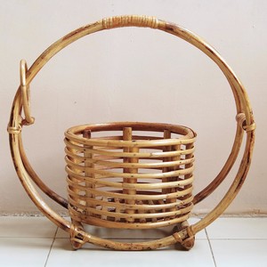 Jardinières en rotin les plus vendues, décorations pour mariages et fêtes, jardinières suspendues naturelles, support pour plantes - Product Image 1