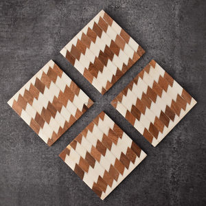 Rustic Resin <b>Wood</b> Coaster <b>Set</b> Round and Square Drink Mat Cup Holder <b>Tea</b> Coaster Dining Room Kitchen Coffee Bar Accessories - Product Image 4