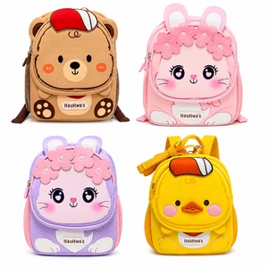 Cute Cartoon Animals Toddler <b>Backpack</b> with Detachable Anti Lost Leash Lightweight Breathable Large Capacity Kids Safety bag - Product Image 1