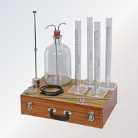Kit d'appareil de test équivalent au sable avec cylindres gradués pour l'analyse des agrégats et des sols