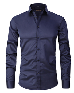 New Arrival Men's Long Sleeve <b>Shirt</b> Autumn Casual <b>Patchwork</b> <b>Shirts</b> Male Daily Office Social Work Top Plain Casual <b>Shirts</b> - Product Image 6