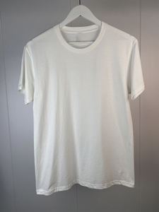 T-shirt en coton uni pour homme, col rond, tissu doux, manches courtes, confortable, vêtements décontractés pour la vente en gros - Product Image 2