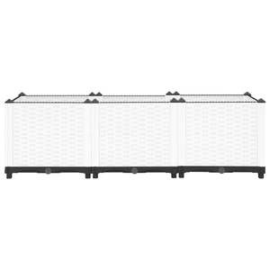 Lit de jardin surélevé 47.2 "x 15.7" x 15 "en polypropylène pour décoration extérieure - Product Image 4