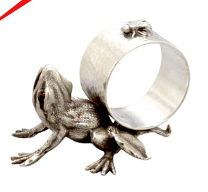 2026 Porte-serviettes ronds élégants en métal motif lézard pour la décoration de table de Noël, de mariage et de dîner, Porte-serviettes de luxe - Product Image 1