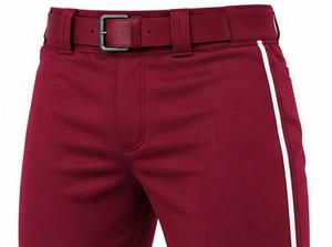 Ensemble uniforme de baseball marron à manches courtes, maillot, pantalon, ceinture, respirant, 100 % polyester, pour homme adulte, numéro personnalisable 23, ODM - Product Image 3