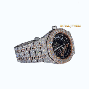Export Quality Mossinate Mechanical Watch Round Dial Sapphire Crystal Bracelet Wristwatch for Party Gift - Product Image 4