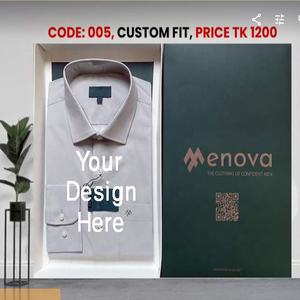 Vente chaude solide 100% coton hommes chemise décontractée formelle écologique séchage rapide nouveauté Design à la mode coloré - Product Image 2