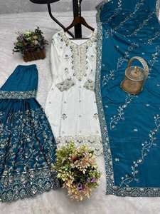 Nuevo Salwar Kameez Pakistaní Listo para Usar para Mujer - Estilo Moderno para Bodas y Ocasiones Especiales en Todas las Temporadas - Product Image 5