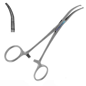 Pinzas Hemostáticas Curvas Microquirúrgicas DOM ME DYNAMIC Premium de 18.0 cm, 1x2 Dientes, Acero Inoxidable, Manuales, Certificación CE Clase I - Product Image 6